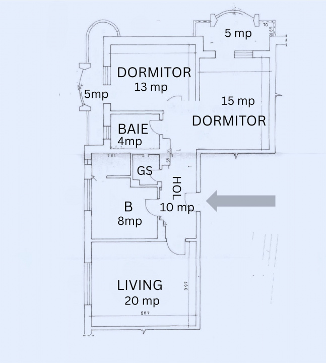 APARTAMENT 3 CAMERE – NERVA TRAIAN – CENTRALA PROPRIE
