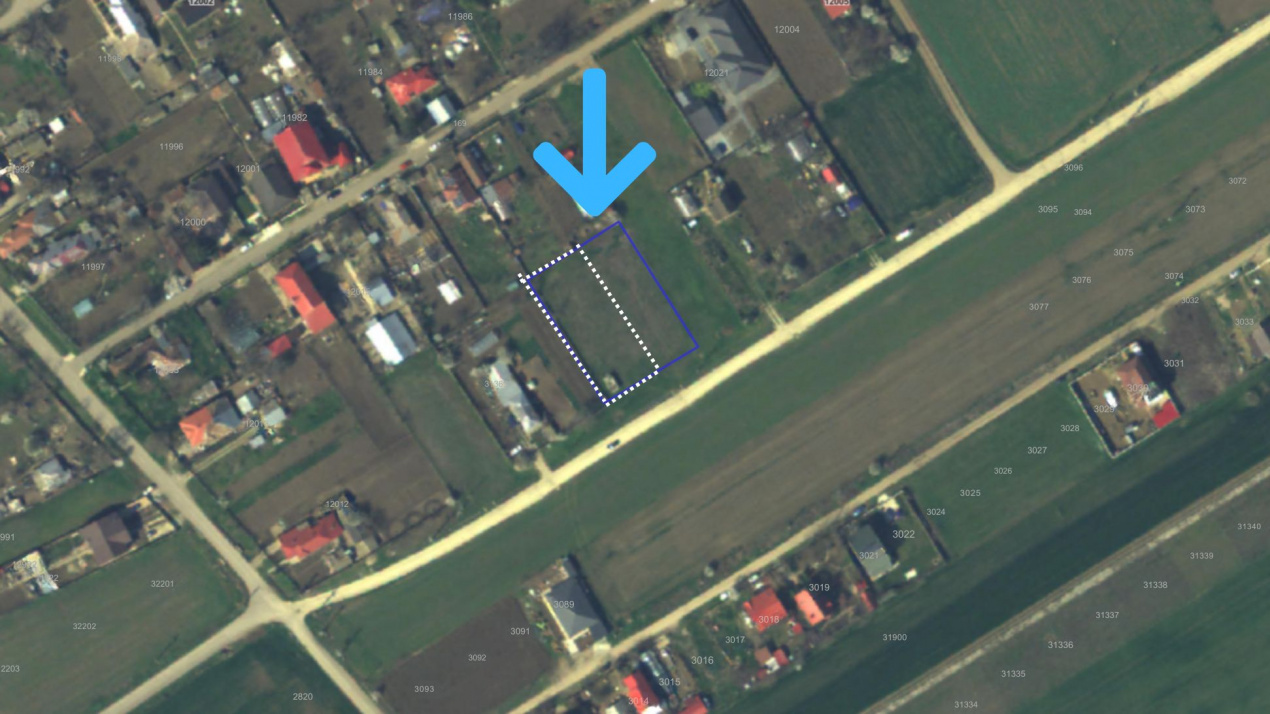 Teren intravilan Frumusani. Locatie excelenta. 