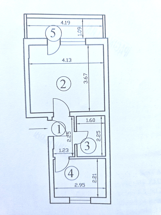 Garsoniera Popesti Leordeni – Zona de case. Parcare.